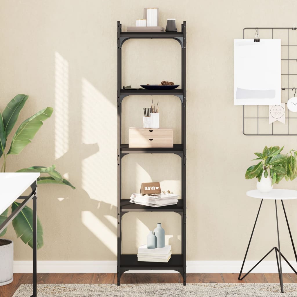 Bücherregal 6 Böden Sonoma-Eiche 80X30X188 Cm Holzwerkstoff