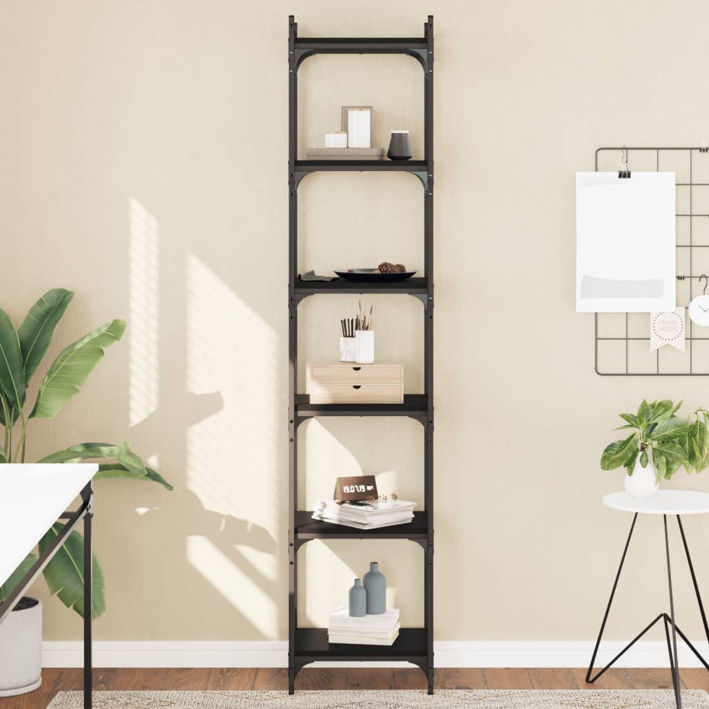 Bücherregal 6 Böden Sonoma-Eiche 80X30X188 Cm Holzwerkstoff