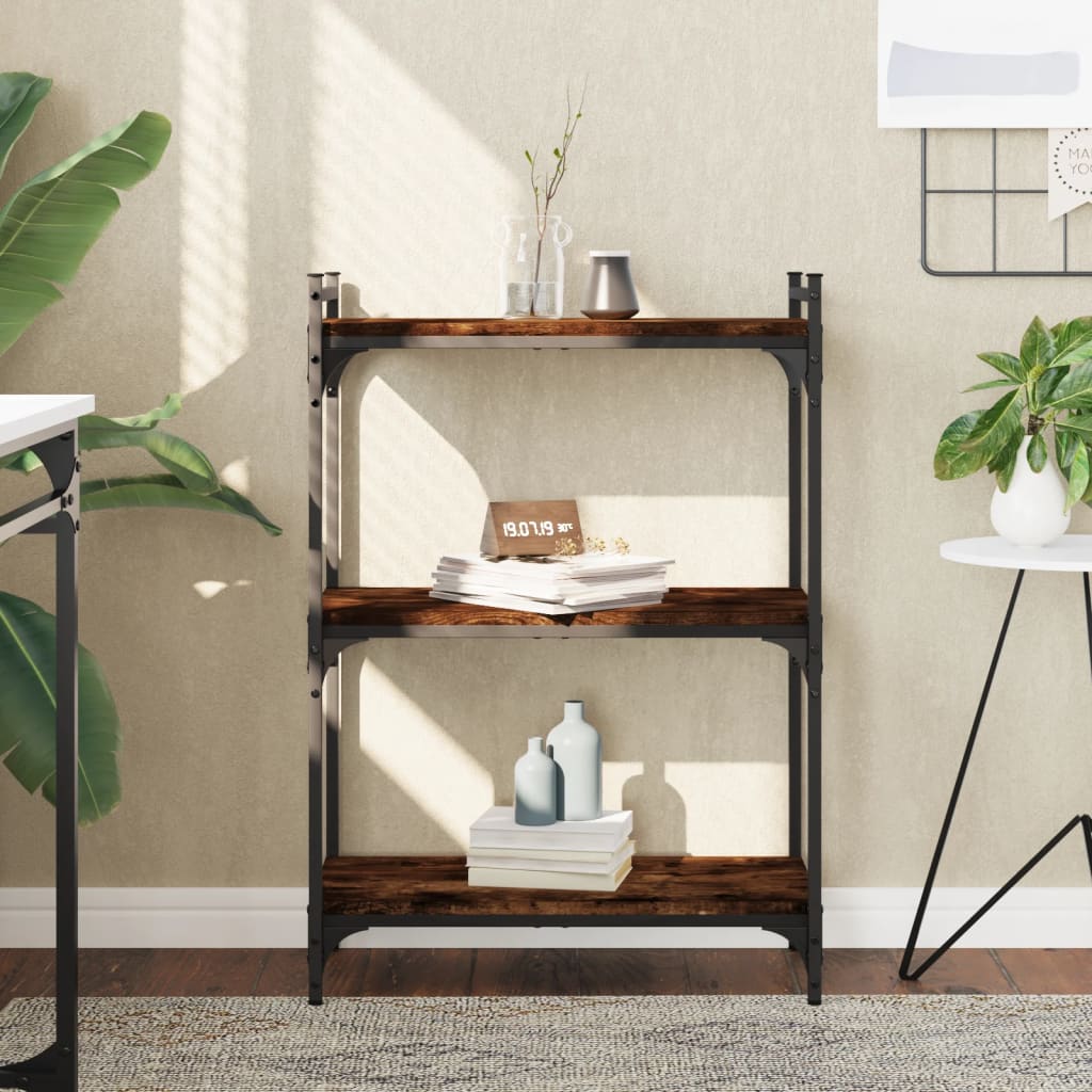 Bücherregal 6 Böden Sonoma-Eiche 80X30X188 Cm Holzwerkstoff