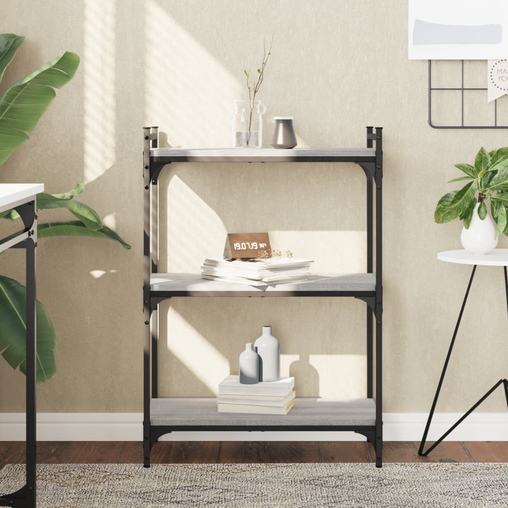Bücherregal 6 Böden Sonoma-Eiche 80X30X188 Cm Holzwerkstoff