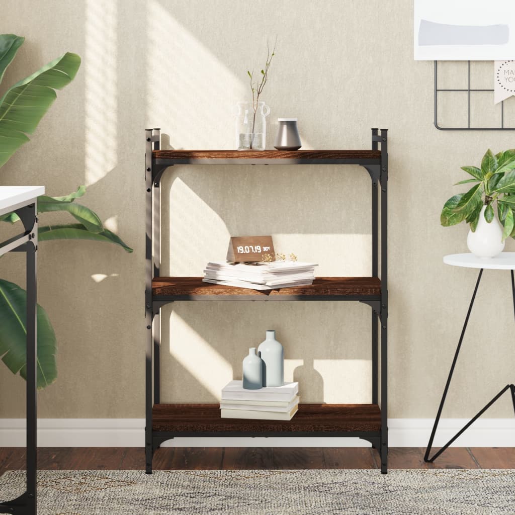 Bücherregal 6 Böden Sonoma-Eiche 80X30X188 Cm Holzwerkstoff