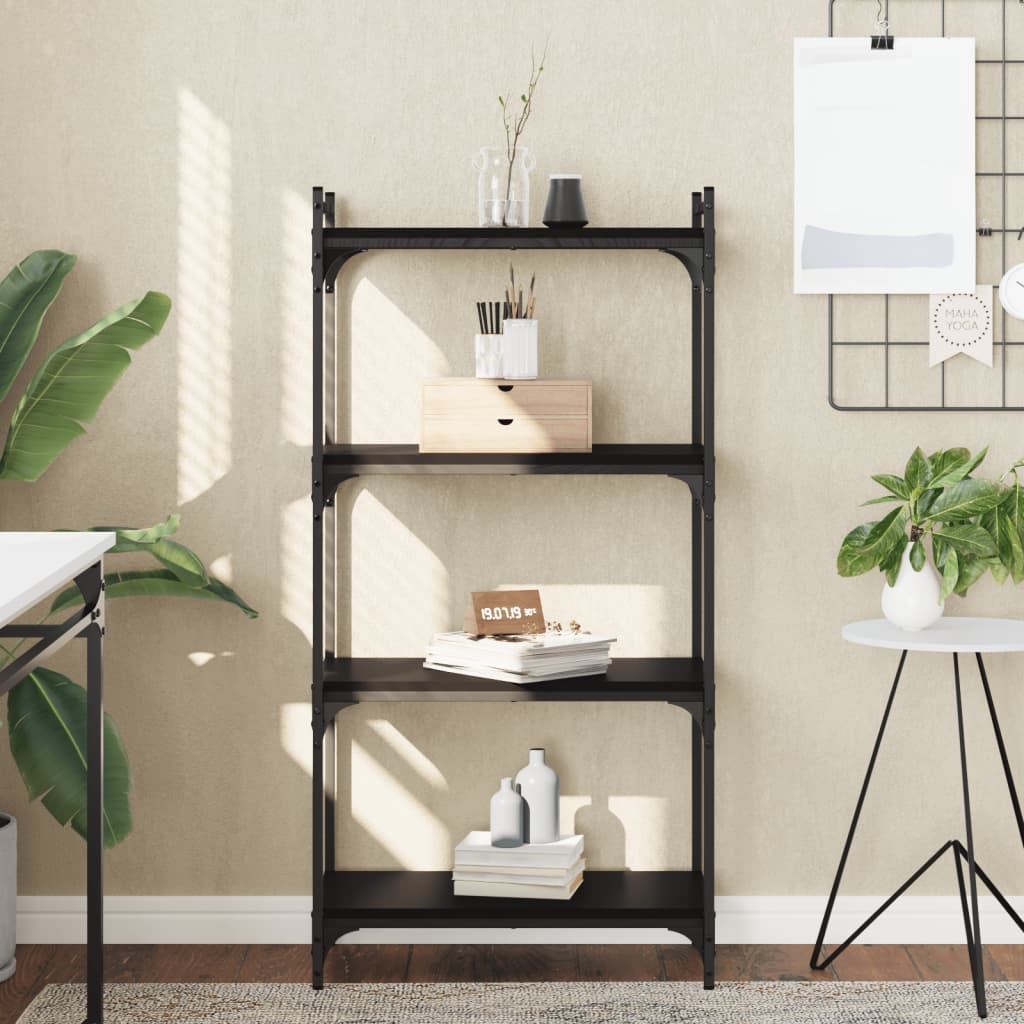 Bücherregal 6 Böden Sonoma-Eiche 80X30X188 Cm Holzwerkstoff