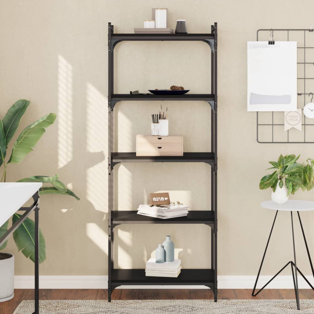Bücherregal 6 Böden Sonoma-Eiche 80X30X188 Cm Holzwerkstoff