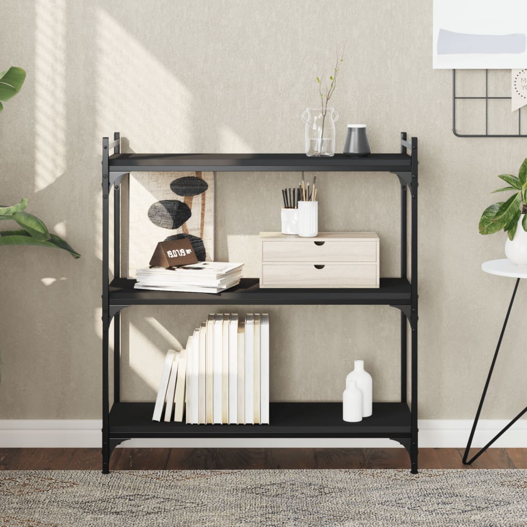 Bücherregal 6 Böden Sonoma-Eiche 80X30X188 Cm Holzwerkstoff