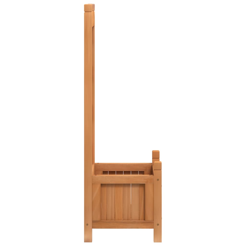 Pflanzkübel Mit Spalier Massivholz Tanne Braun