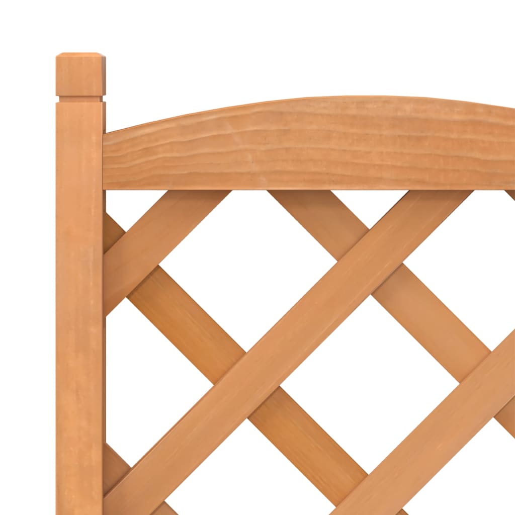 Pflanzkübel Mit Spalier Massivholz Tanne Braun