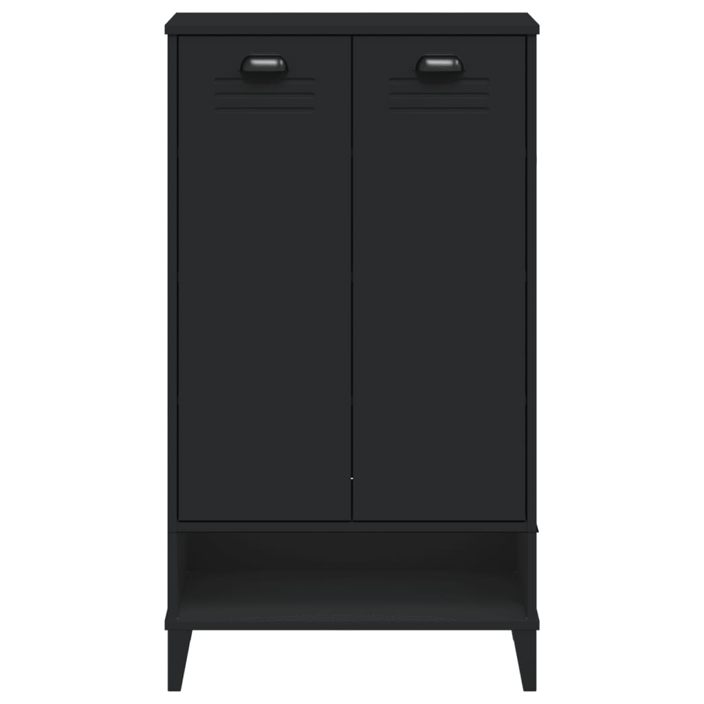 Schuhschrank Viken Holzwerkstoff Schwarz
