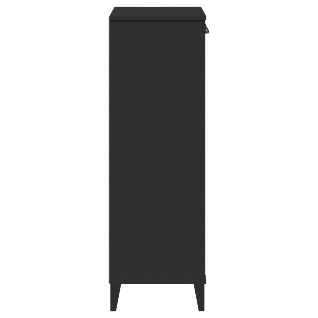 Schuhschrank Viken Holzwerkstoff Schwarz