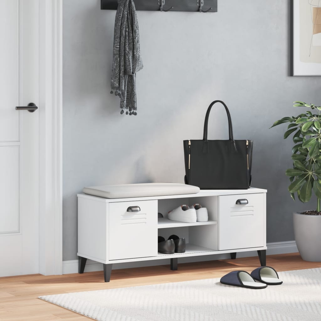 Schuhbank Viken 106X35X45 Cm Holzwerkstoff Weiß