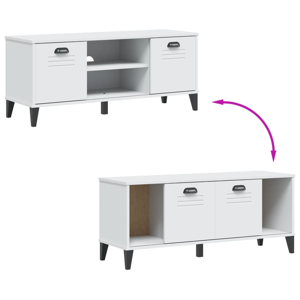 Schuhbank Viken 106X35X45 Cm Holzwerkstoff Weiß