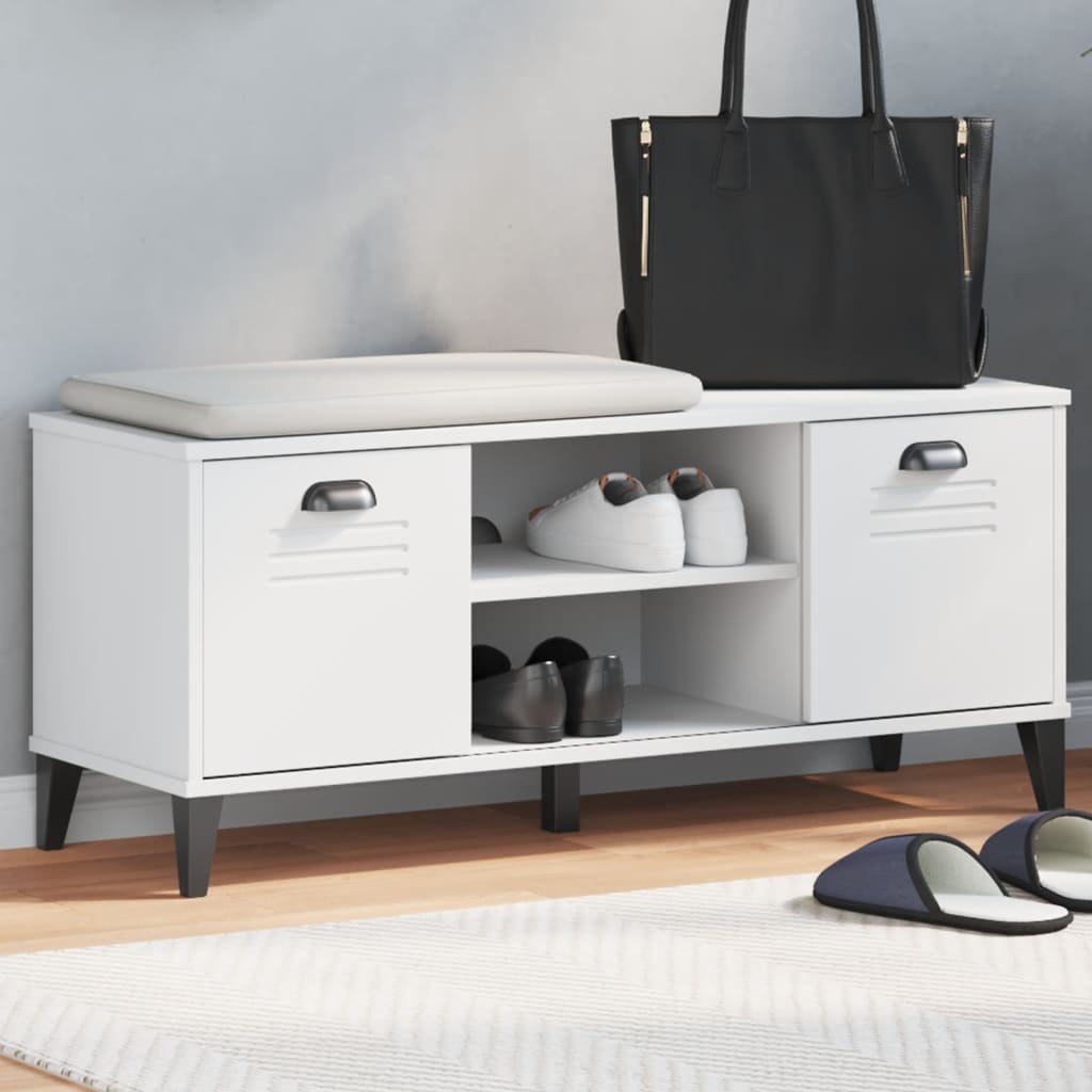 Schuhbank Viken 106X35X45 Cm Holzwerkstoff Weiß