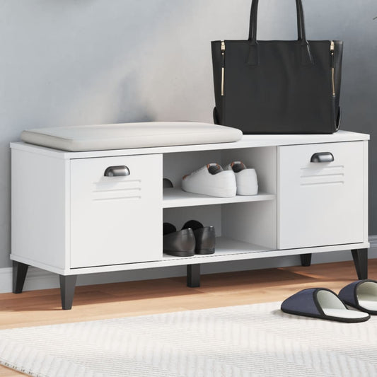Schuhbank Viken 106X35X45 Cm Holzwerkstoff Weiß