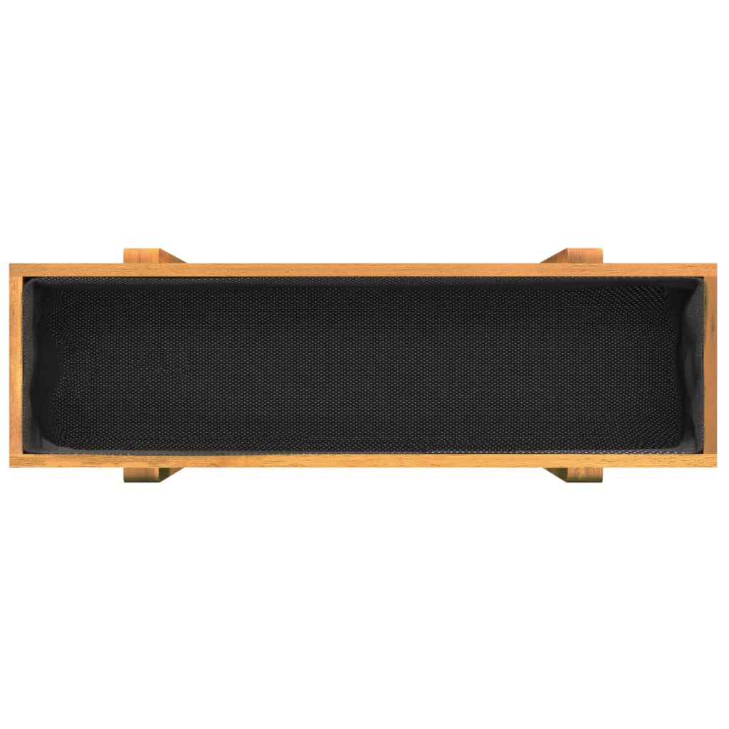 Hochbeet 90X30X75 Cm Massivholz Akazie