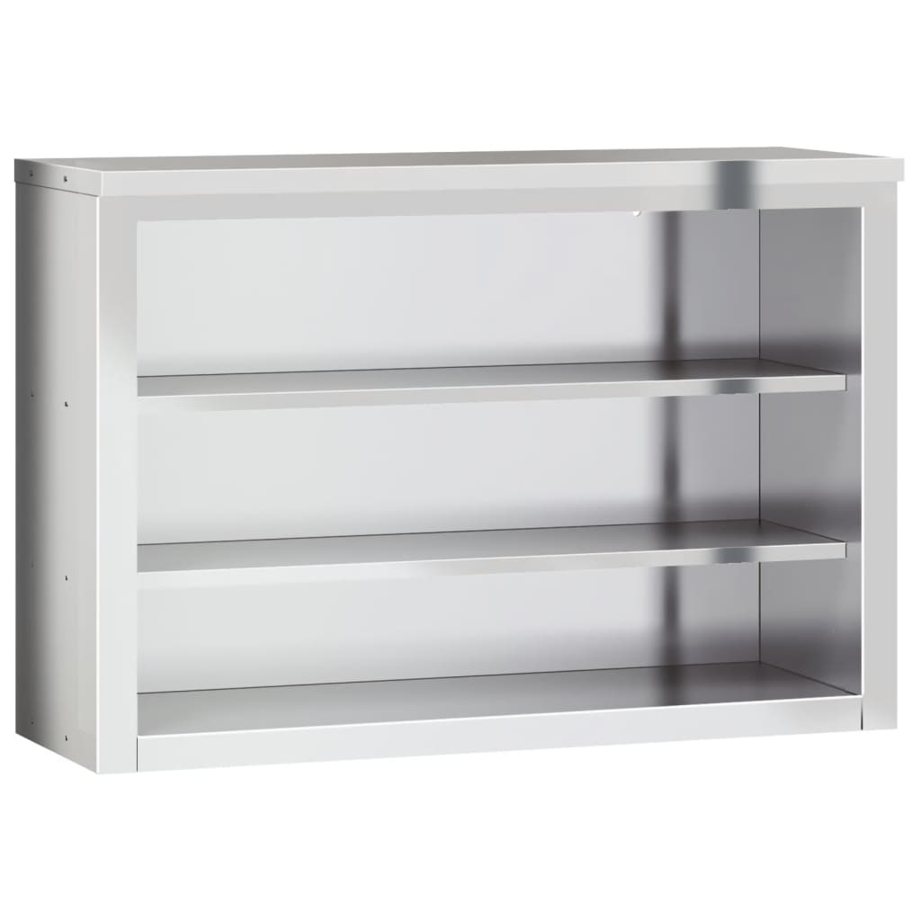 Küchen-Wandschrank Mit Ablagen Edelstahl