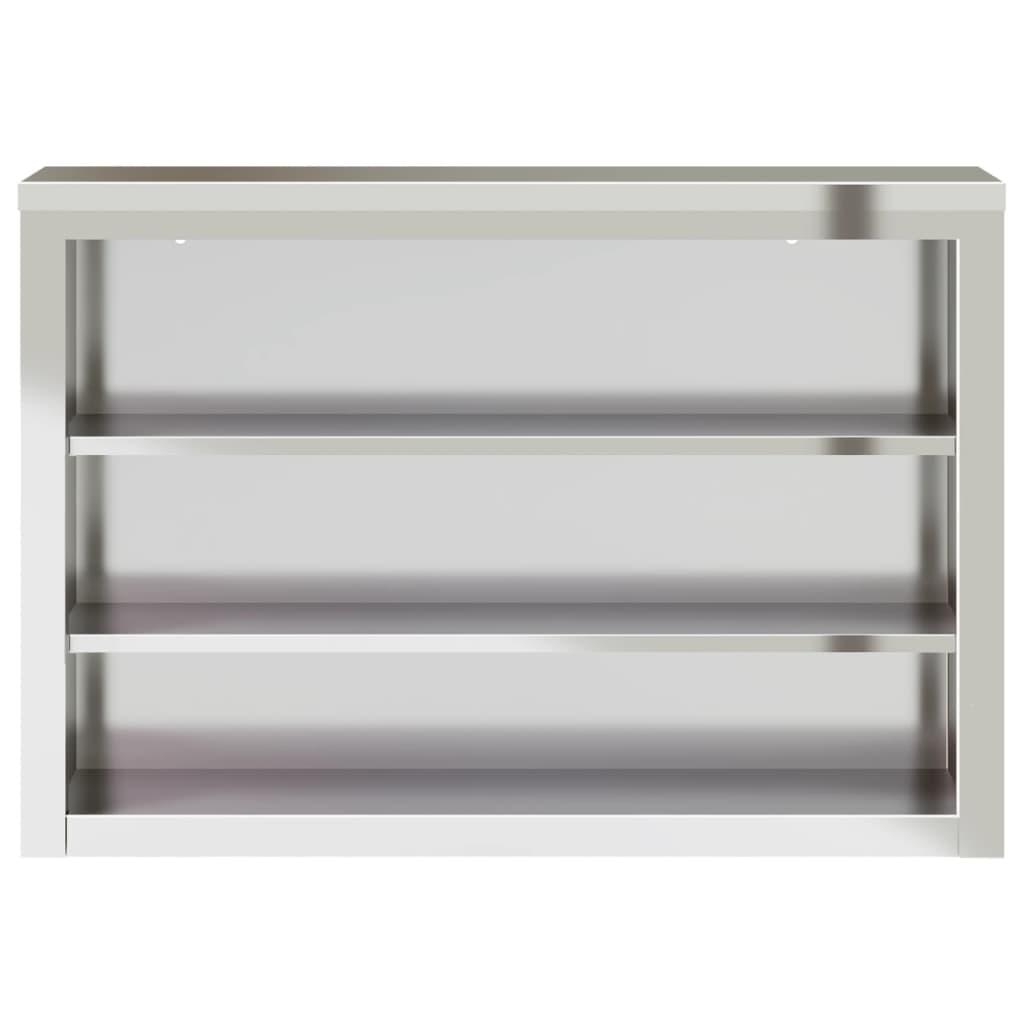 Küchen-Wandschrank Mit Ablagen Edelstahl