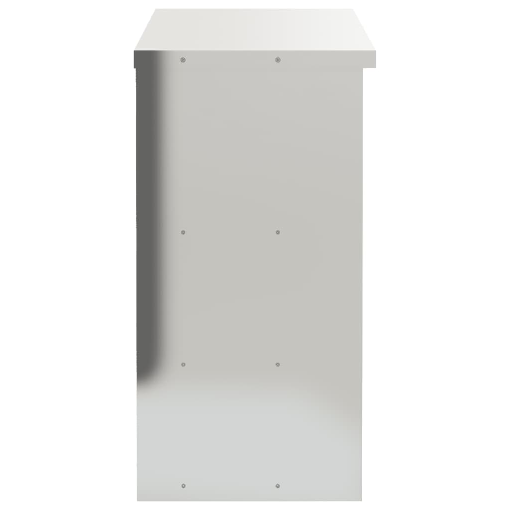Küchen-Wandschrank Mit Ablagen Edelstahl