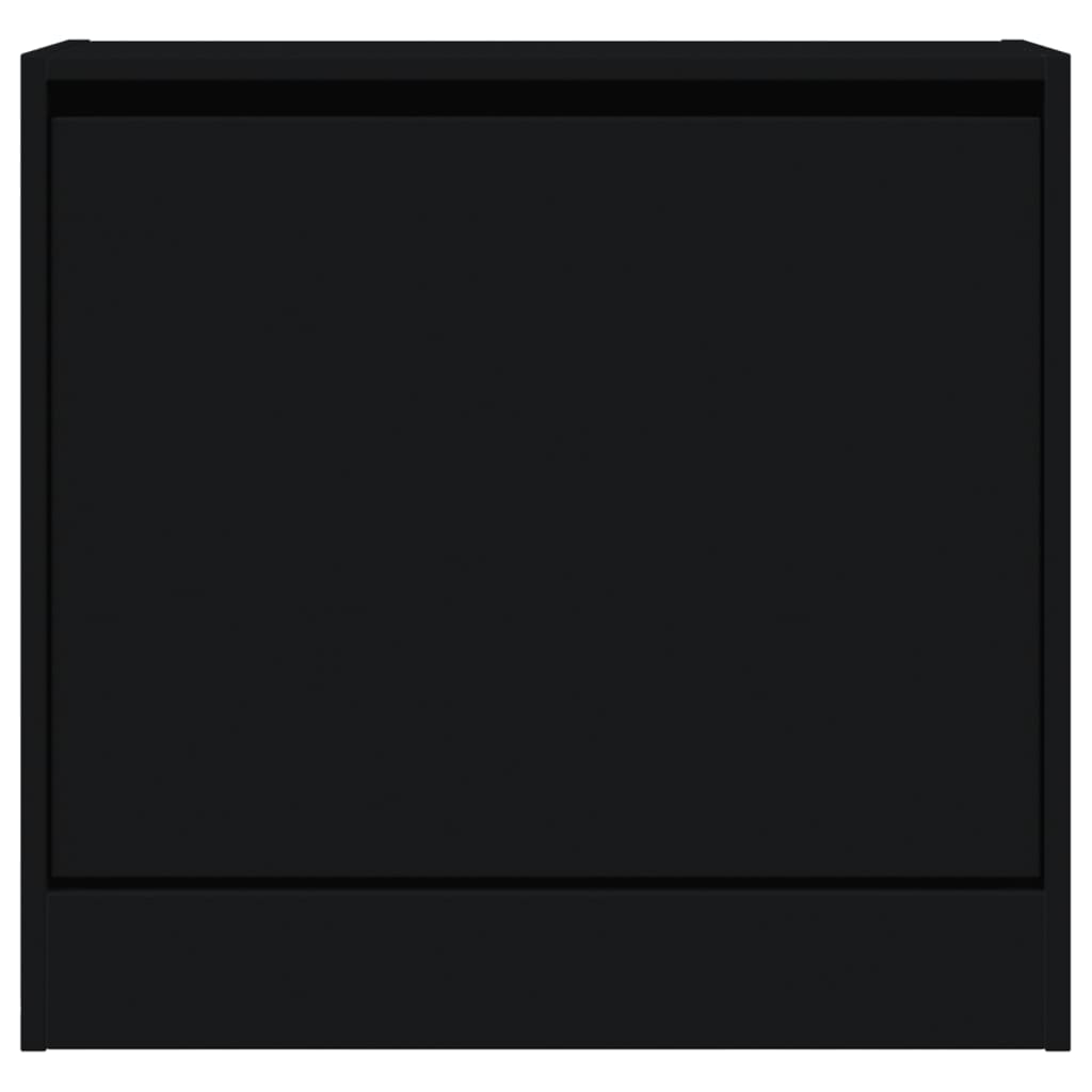 Schuhschrank Holzwerkstoff Schwarz