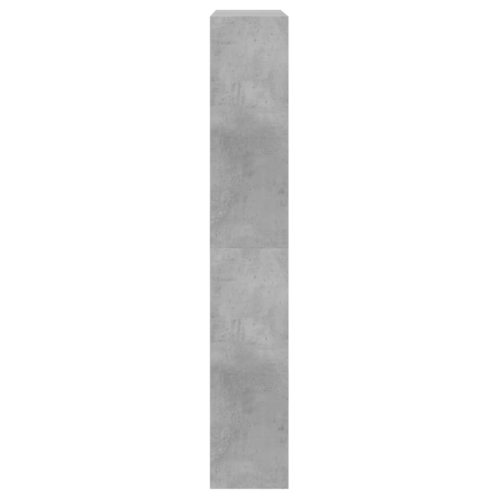 Schuhschrank 80X21X125,5 Cm Holzwerkstoff Betongrau