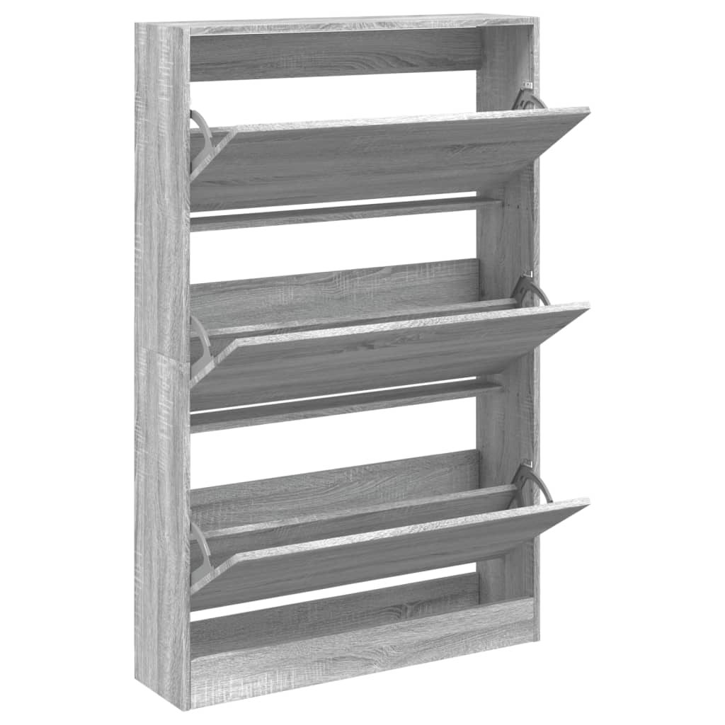 Schuhschrank 80X21X125,5 Cm Holzwerkstoff