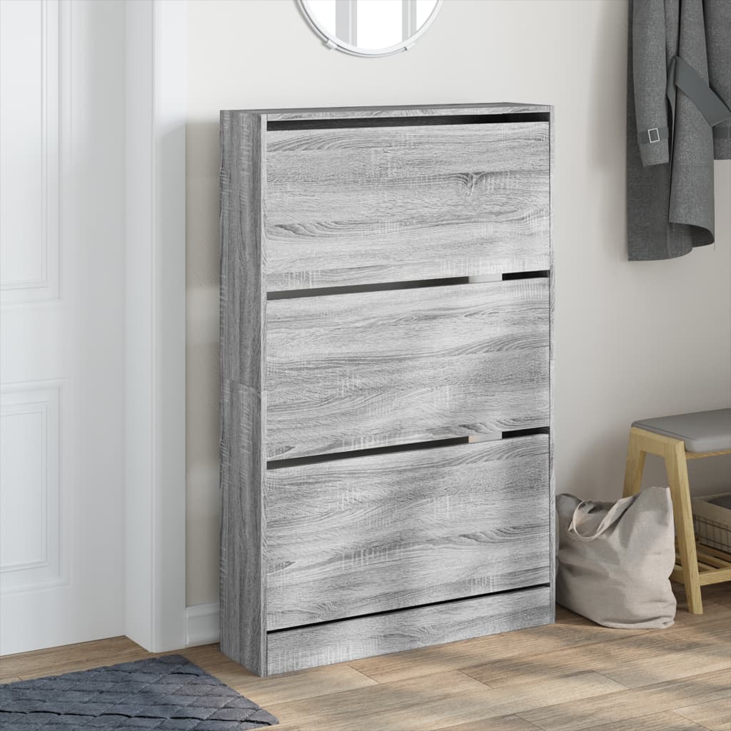 Schuhschrank 80X21X125,5 Cm Holzwerkstoff