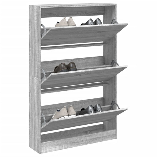 Schuhschrank 80X21X125,5 Cm Holzwerkstoff