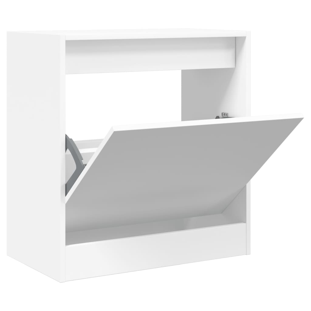 Schuhschrank 60X34X63,5 Cm Holzwerkstoff Weiß