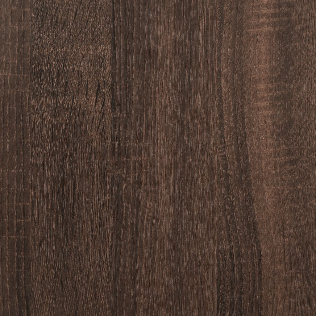 Schuhschrank Braun Eichen-Optik 60X34X63,5 Cm Holzwerkstoff Braune Eiche