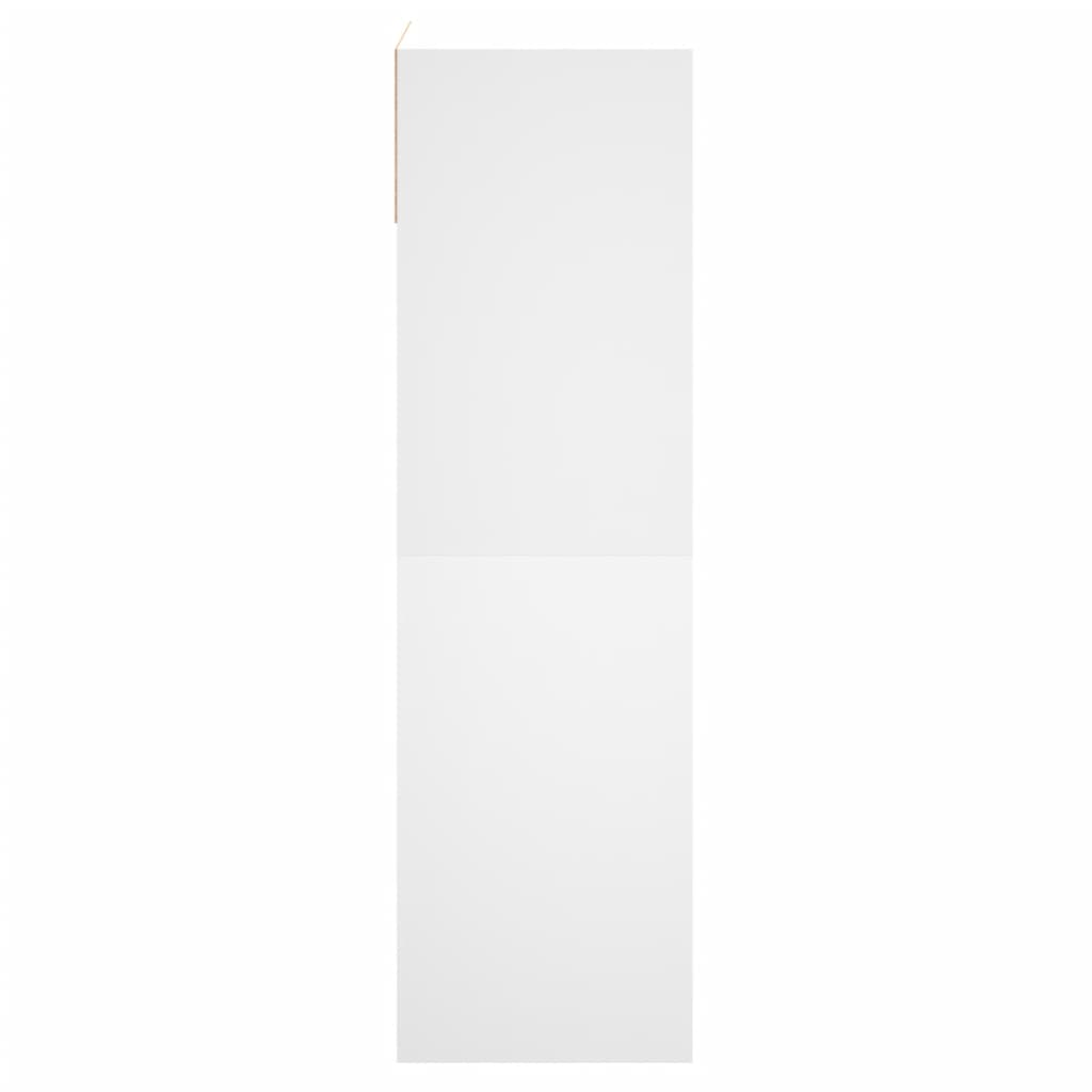 Schuhschrank 60X34X116 Cm Holzwerkstoff Weiß