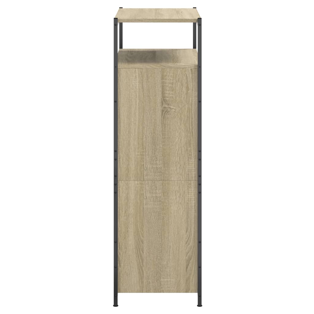 Schuhschrank Sonoma-Eiche 75X34X112 Cm Holzwerkstoff Sonoma Eiche