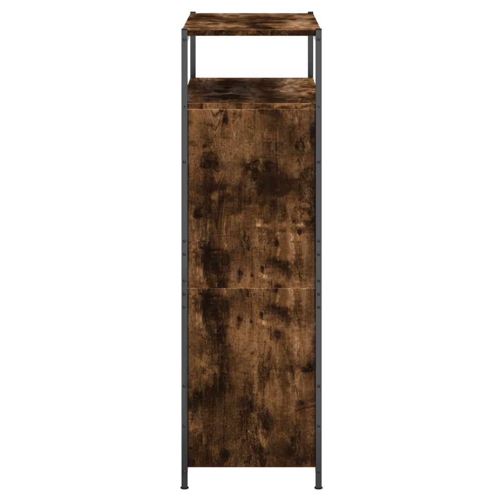 Schuhschrank 75X34X112 Cm Holzwerkstoff Räuchereiche