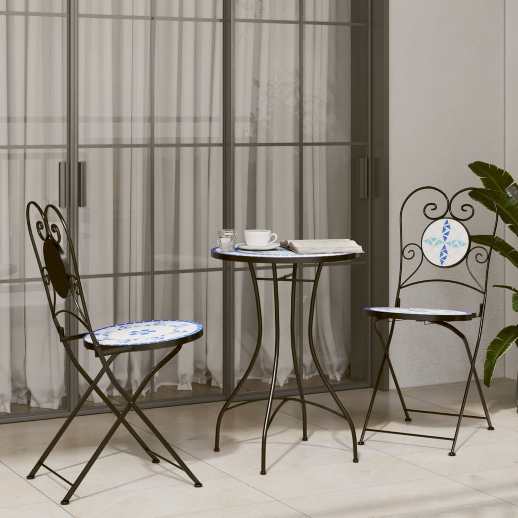 3-Tlg. Bistro-Set Keramik