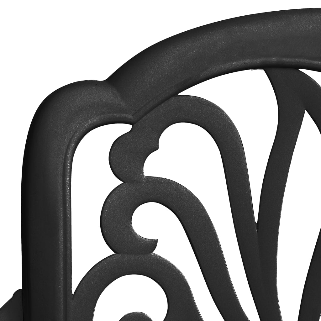 3-Tlg. Bistro-Set Aluminiumguss