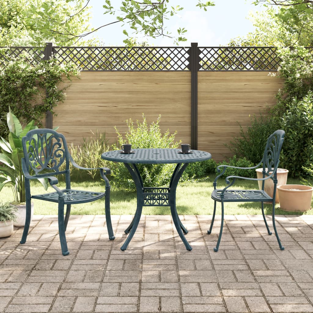 3-Tlg. Bistro-Set Aluminiumguss