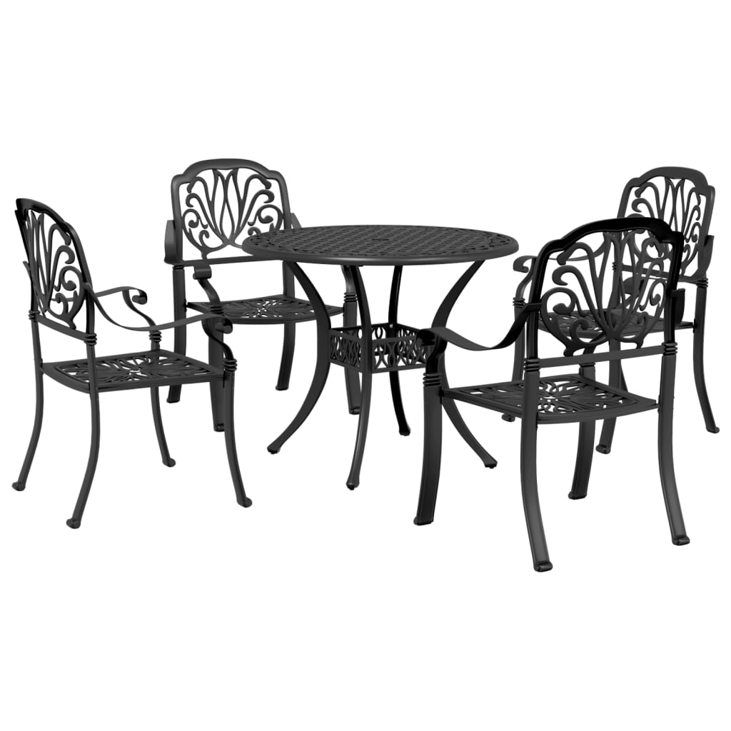 3-Tlg. Bistro-Set Aluminiumguss