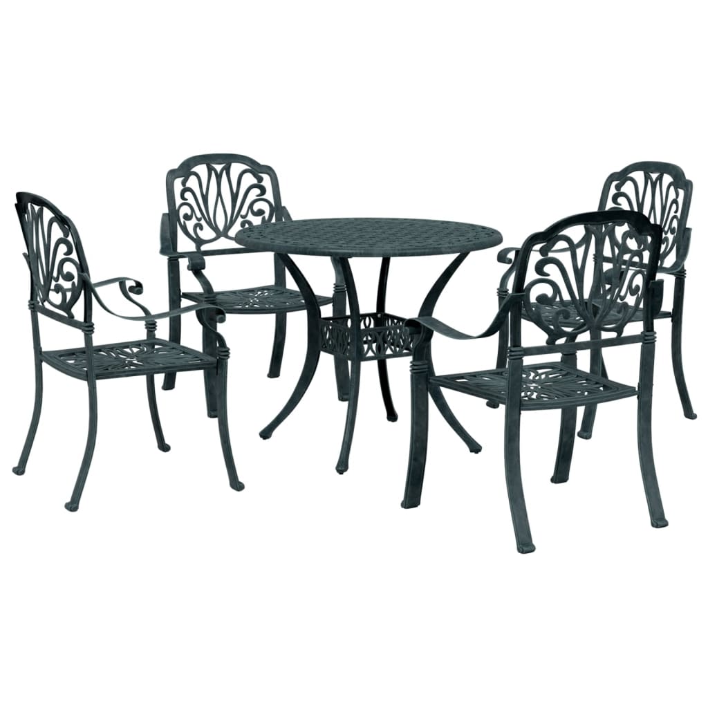 3-Tlg. Bistro-Set Aluminiumguss