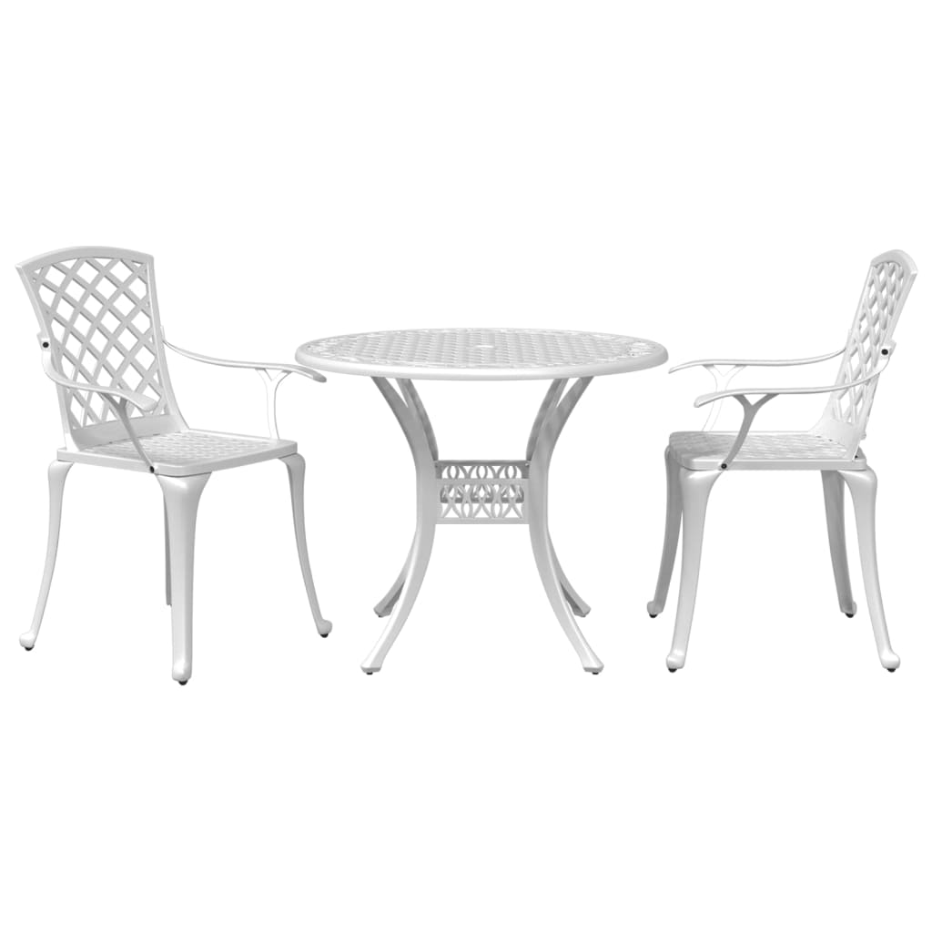 3-Tlg. Bistro-Set Aluminiumguss