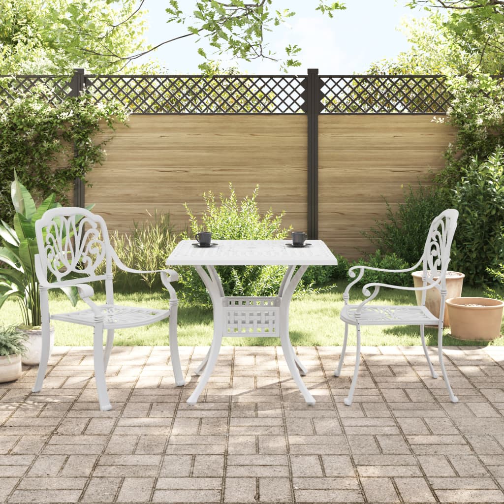 3-Tlg. Bistro-Set Aluminiumguss