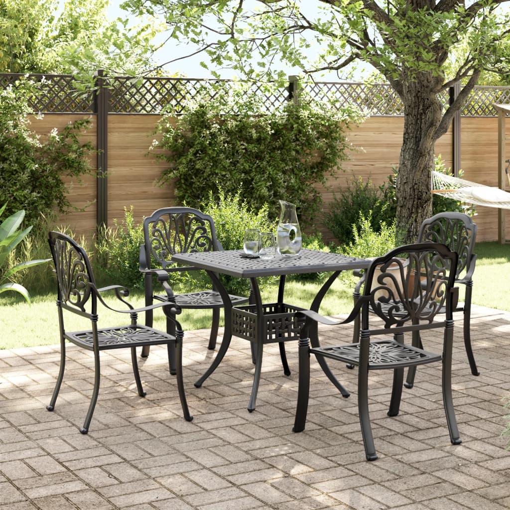 3-Tlg. Bistro-Set Aluminiumguss