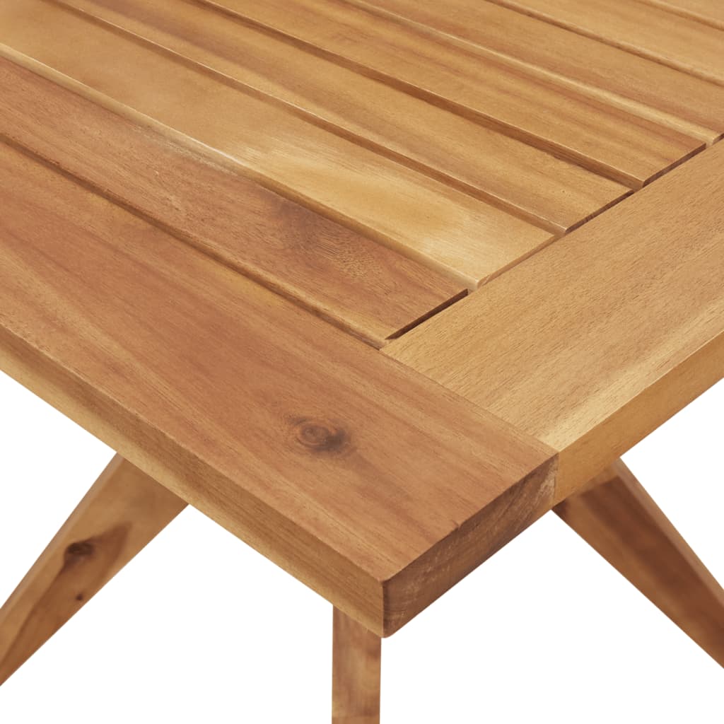 Gartentisch Quadratisch Massivholz Akazie
