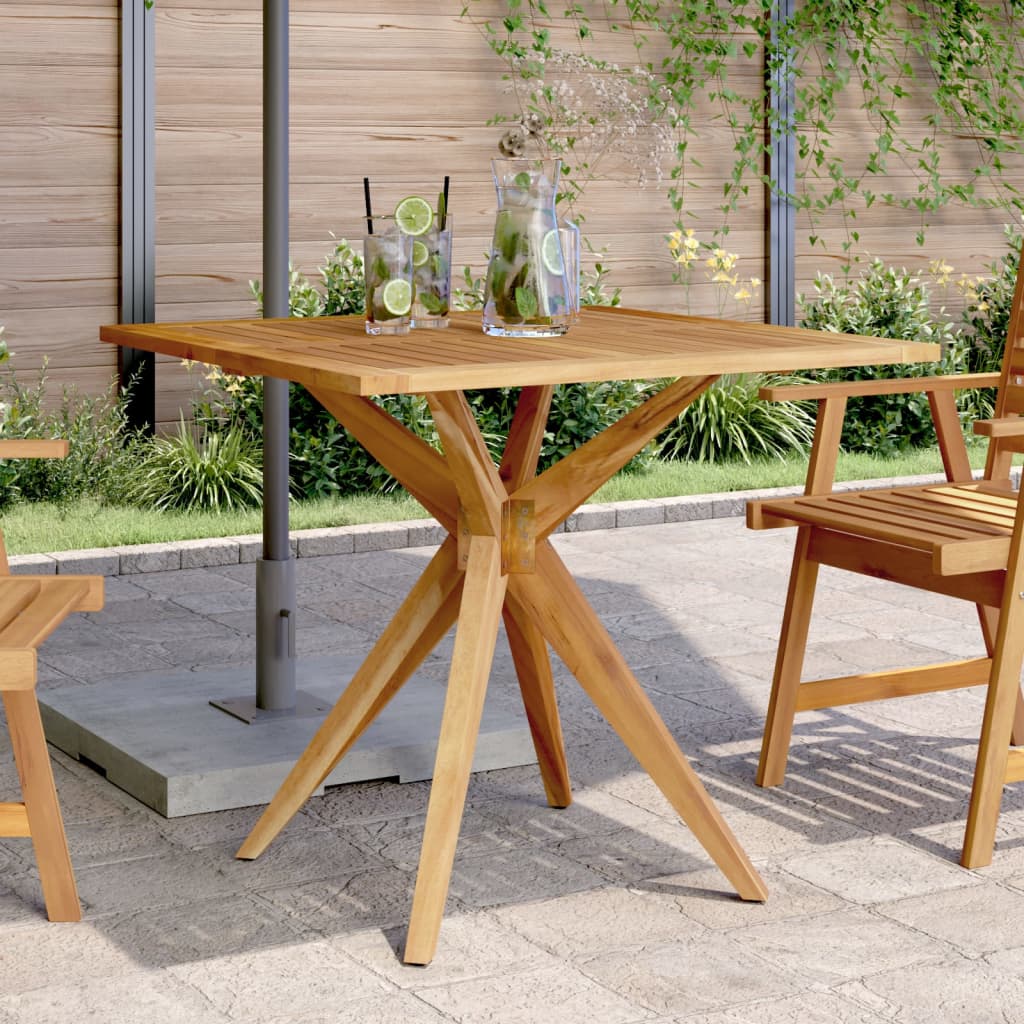 Gartentisch Quadratisch Massivholz Akazie