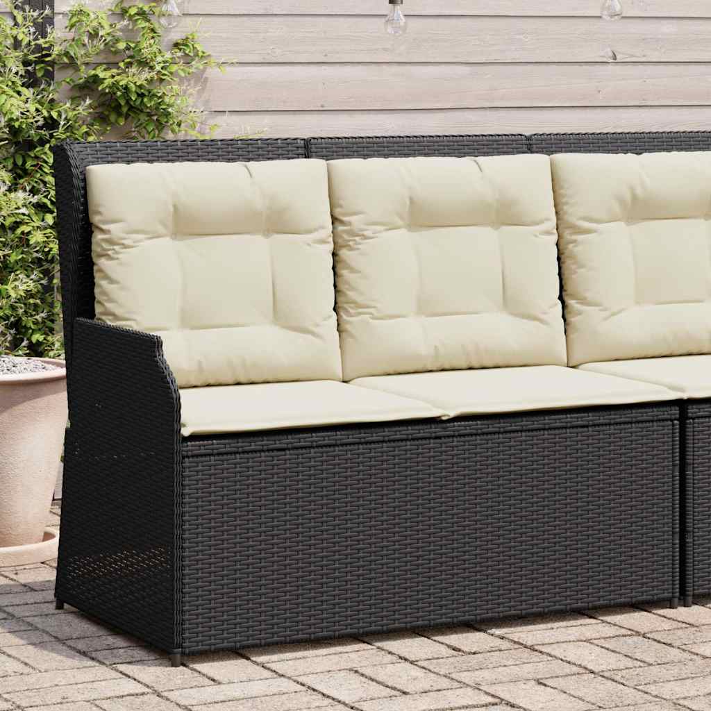 Gartensessel Mit Kissen 2 Stk. Verstellbar Poly Rattan