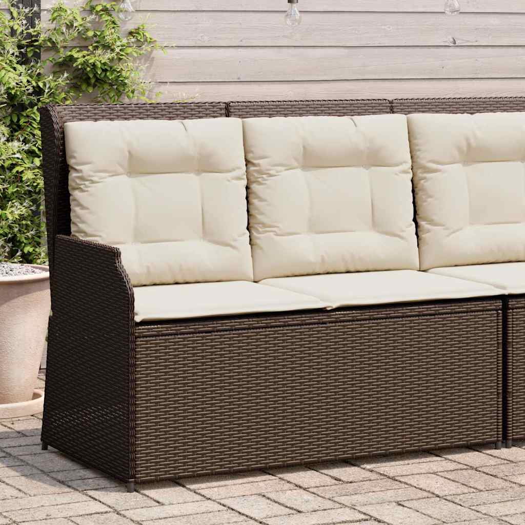 Gartensessel Mit Kissen 2 Stk. Verstellbar Poly Rattan