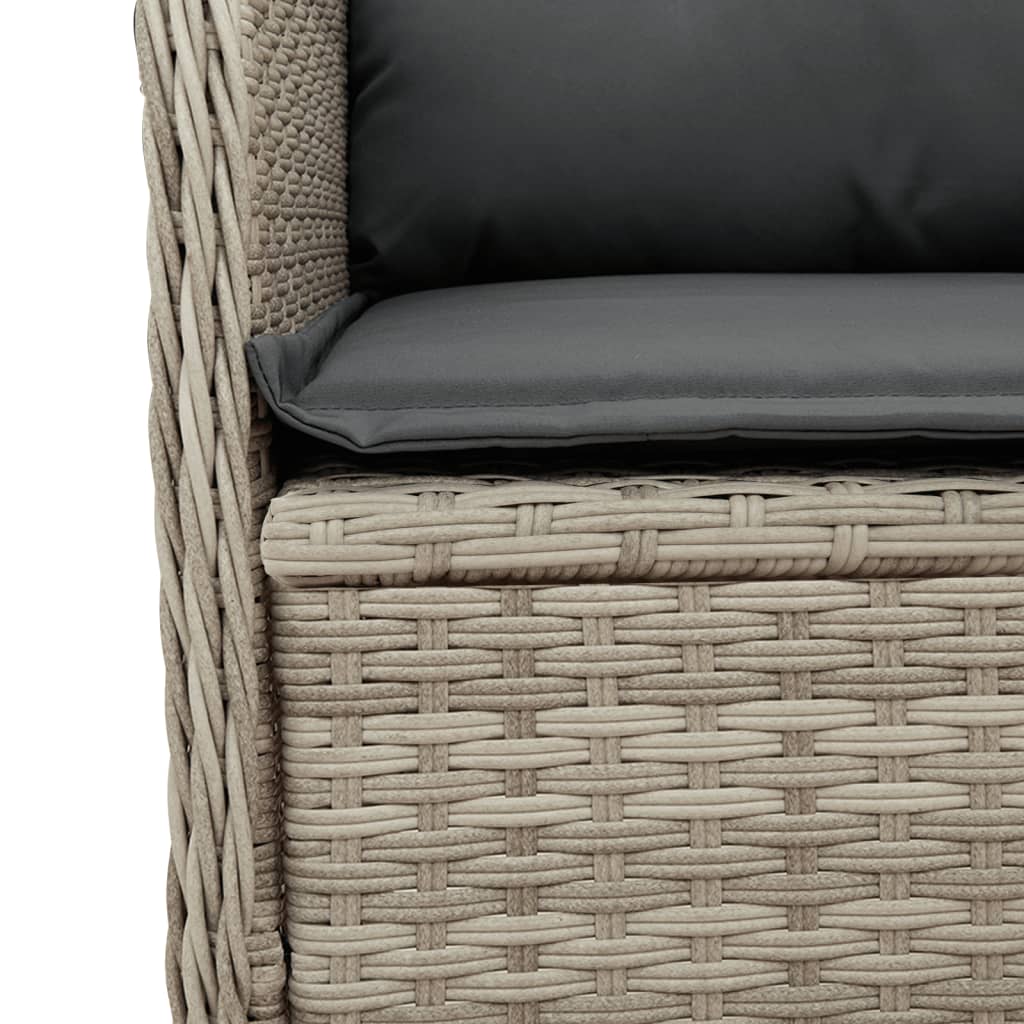 Gartensessel Mit Kissen 2 Stk. Verstellbar Poly Rattan