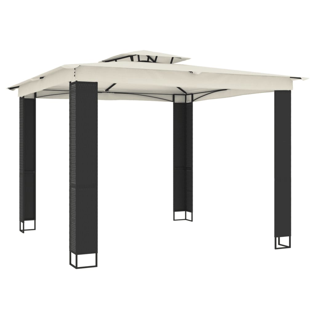 Pavillon Mit Doppeldach 2,94X2,94 M Stahl