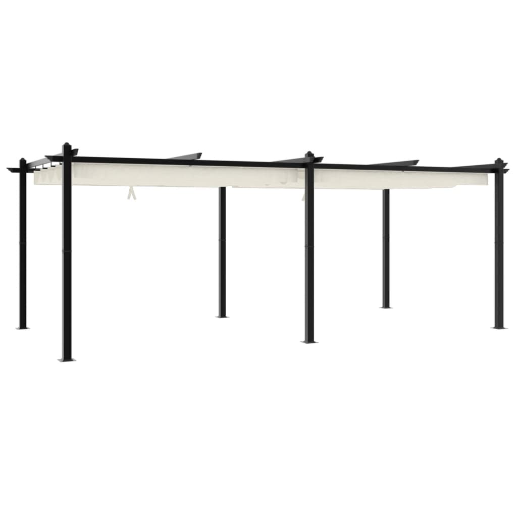Gartenpavillon Mit Ausziehbarem Dach 3X6 M Aluminium
