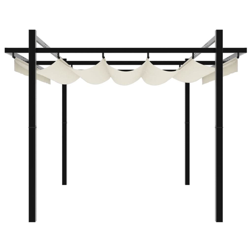 Gartenpavillon Mit Ausziehbarem Dach 3X3 M Aluminium