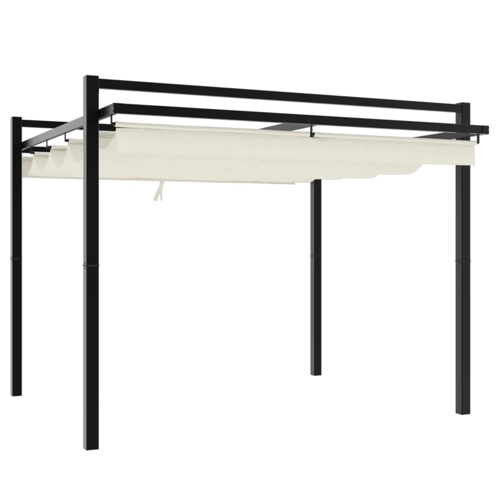 Gartenpavillon Mit Ausziehbarem Dach 3X3 M Aluminium
