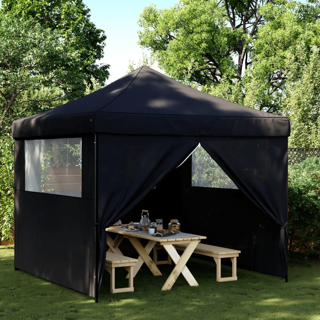Partyzelt Faltbar Pop-Up 292X292X315 Cm Schwarz