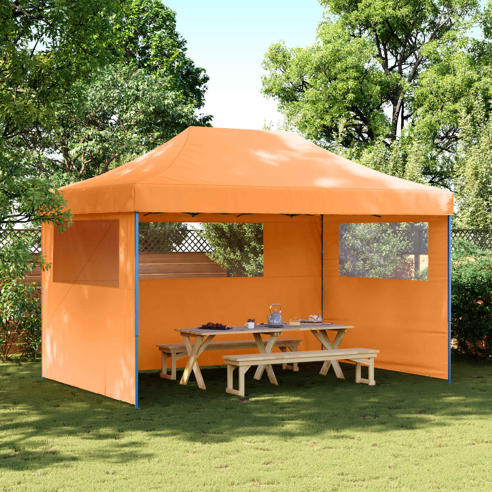 Partyzelt Faltbar Pop-Up 440X292X315 Cm Orange