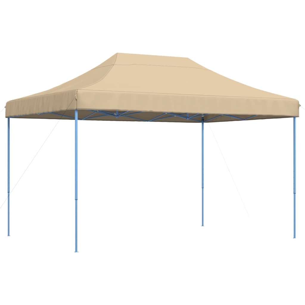 Partyzelt Faltbar Pop-Up 410X279X315 Cm Beige